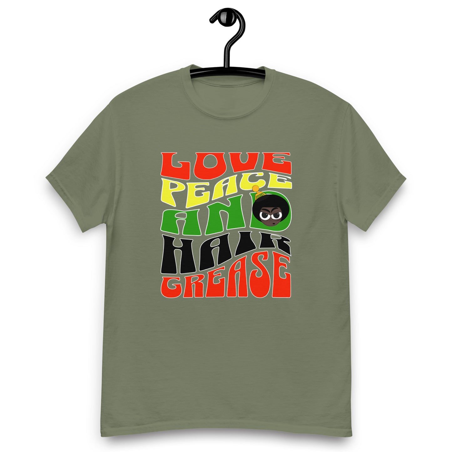 Love Peace and Hair Grease T