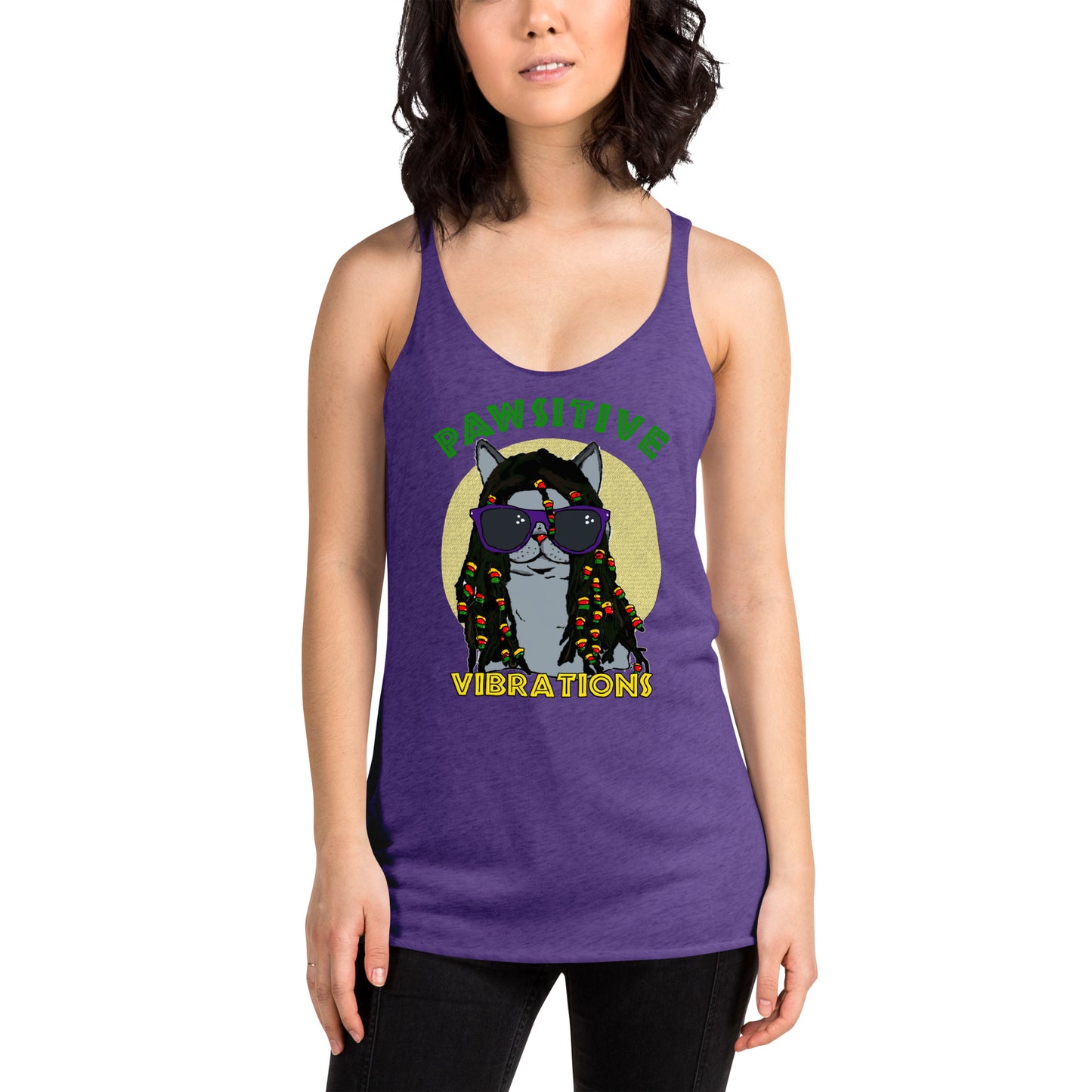 Pawsitive Vibrations Racerback Tank