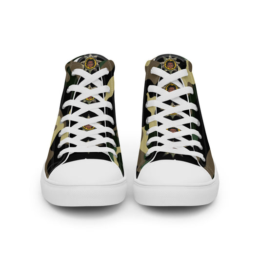 Men’s high top canvas shoes